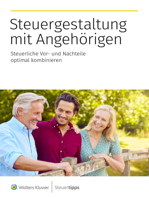 Title details for Steuergestaltung mit Angehörigen by Wolters Kluwer Steuertipps - Available